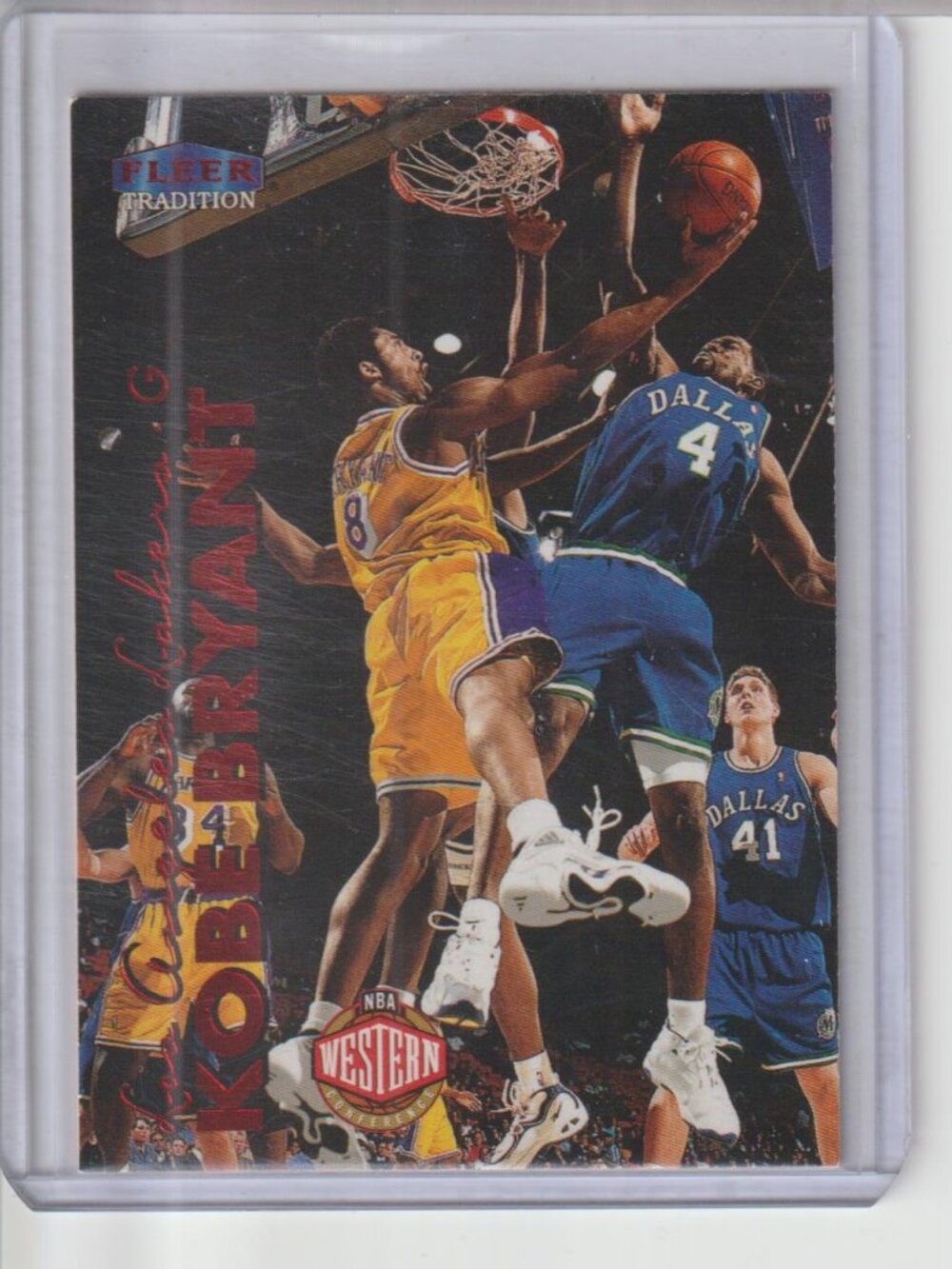 Kobe Bryant 1999-00 Fleer Tradition Red Foil Lakers-HOF #2